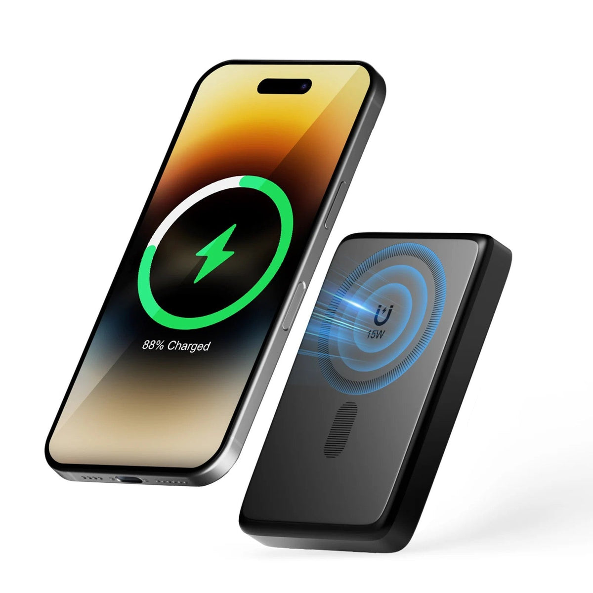 10,000 mAh Magnetic Power Bank Wireless Charger Portable Fast Charging 22.5W